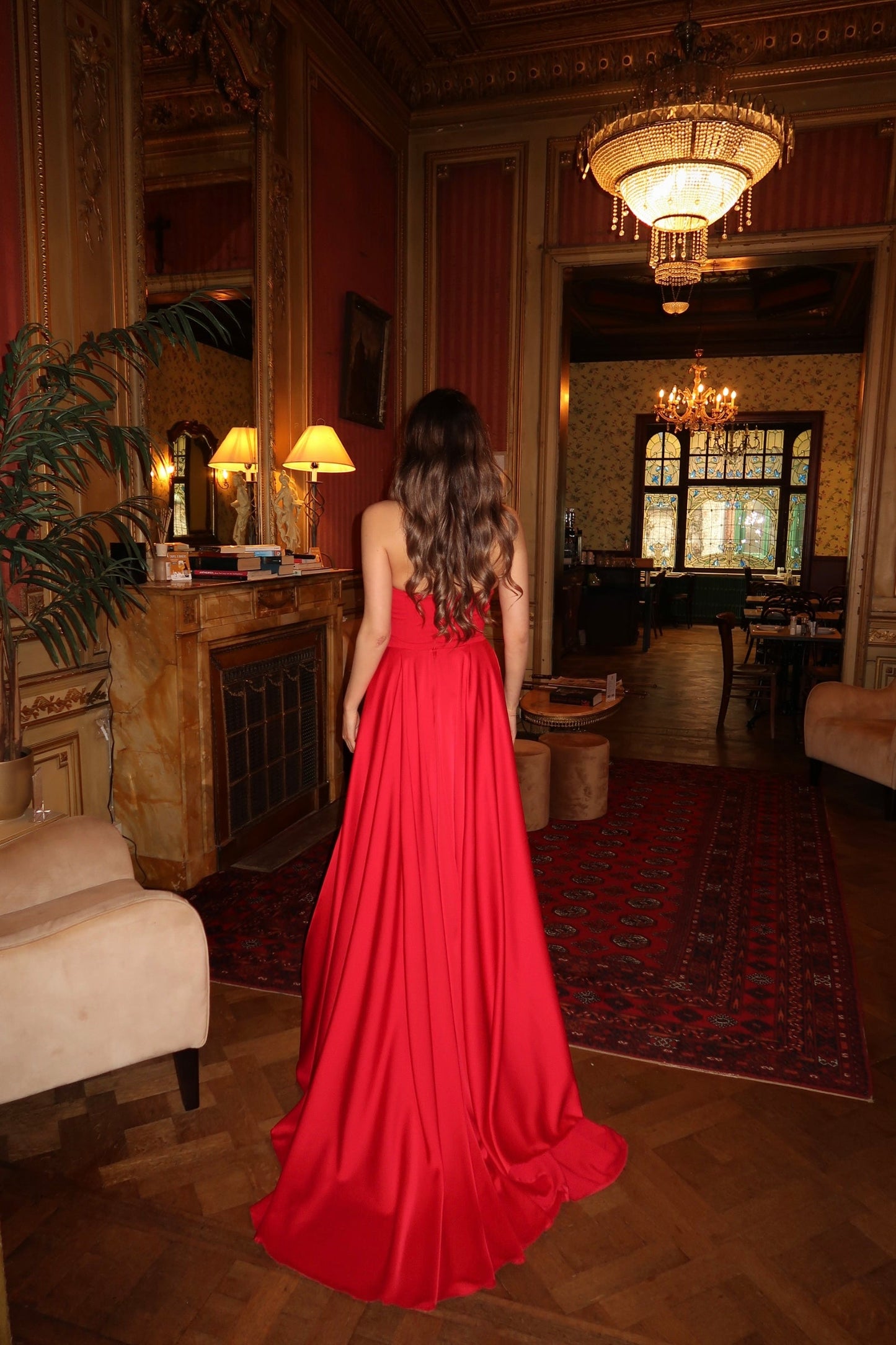 The Asina dress red