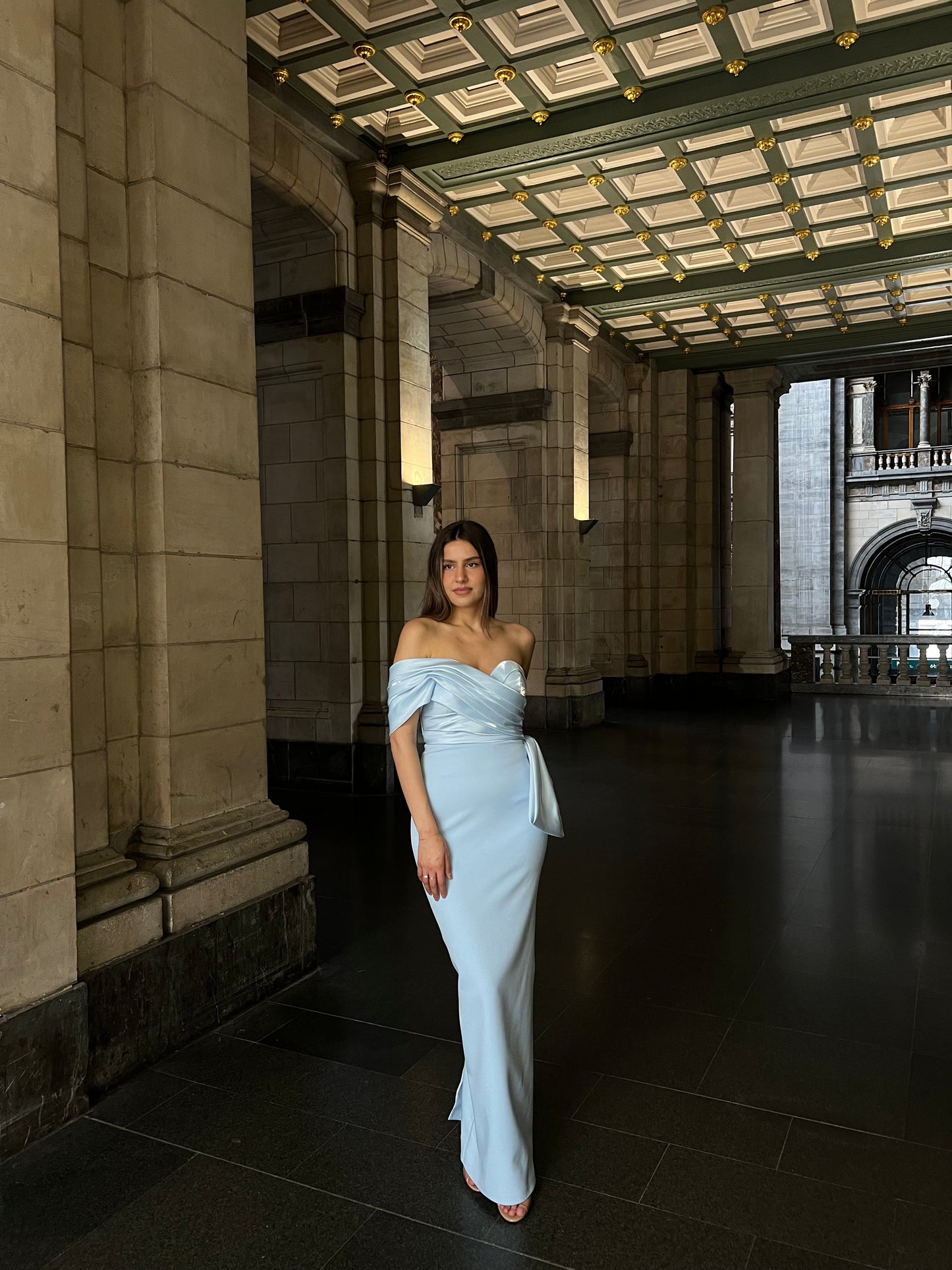 The Serra dress baby blue