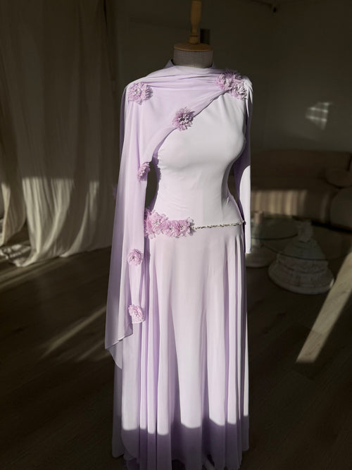 The Peony dress lilac