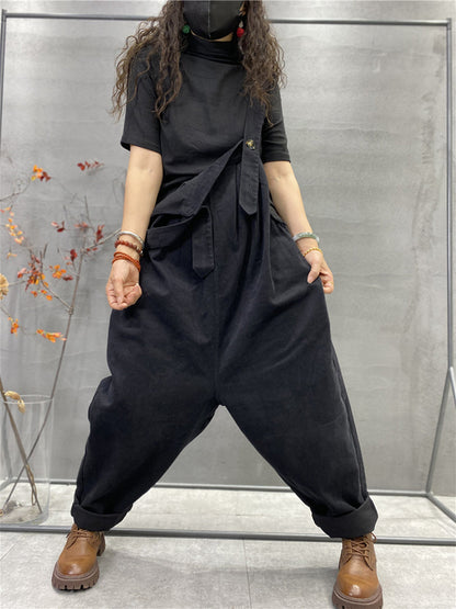 å¤§å°ºç¢¼ç§å­£å¥³å¼ä¼éç´è²å¯¬é¬é£èº«è¤²