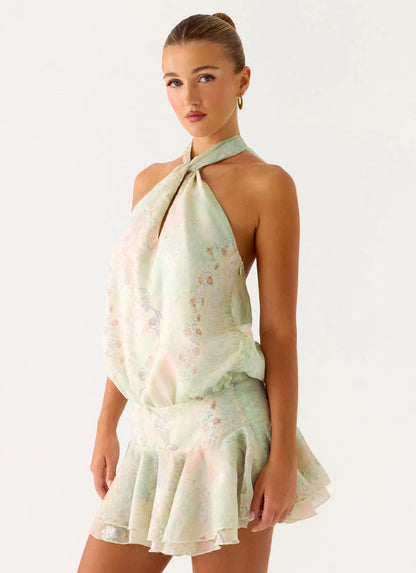 Beginning Mini Dress - Mystic Paisley