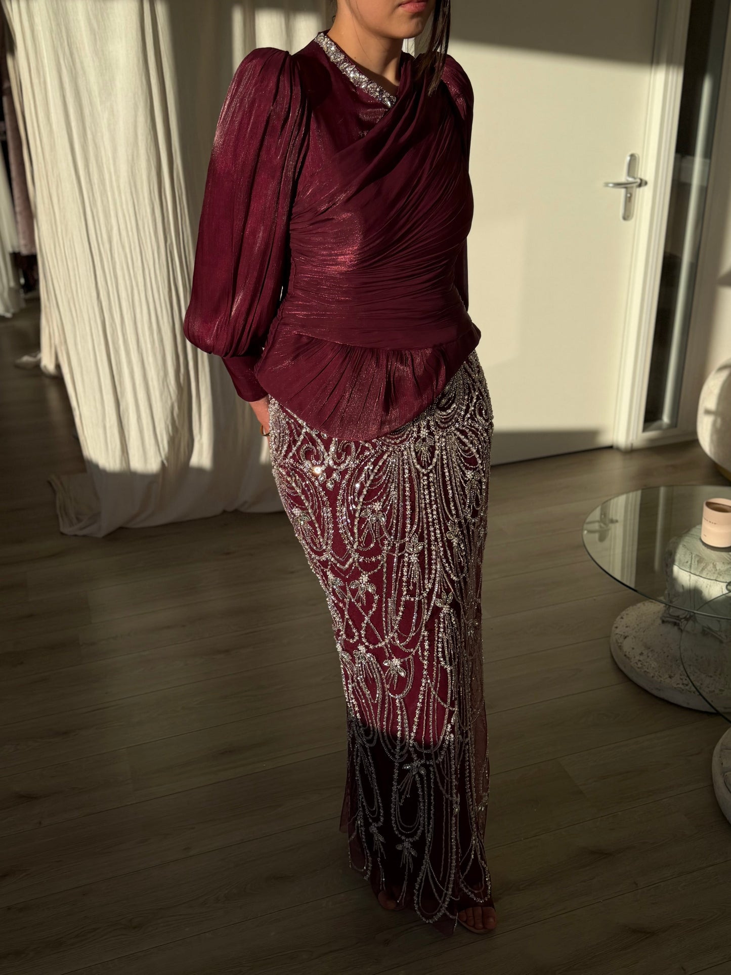 The Reyhan dress plum