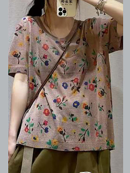 å¥³ç¨ä¼éè±æµå¤å­£å¯¬é¬å¥é ­è¡«
