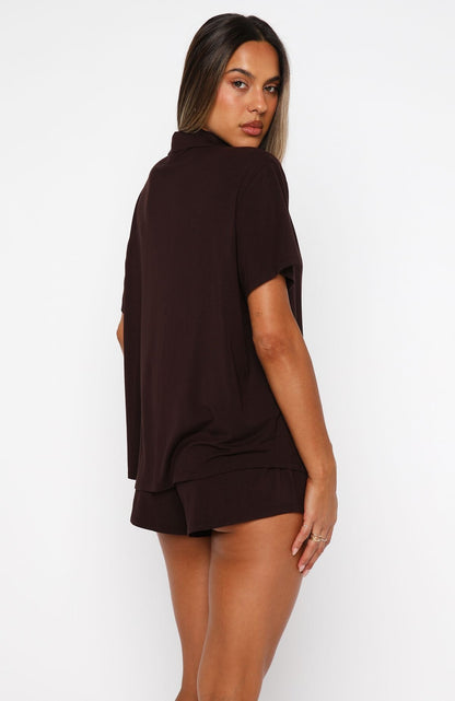 Dreamscape Pyjama Set Chocolate