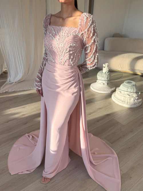 The Ayde dress soft pink