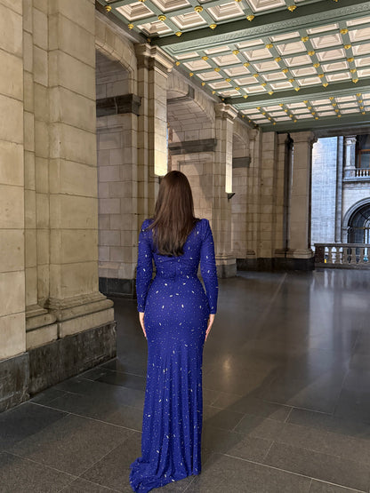 The Lulu dress blue