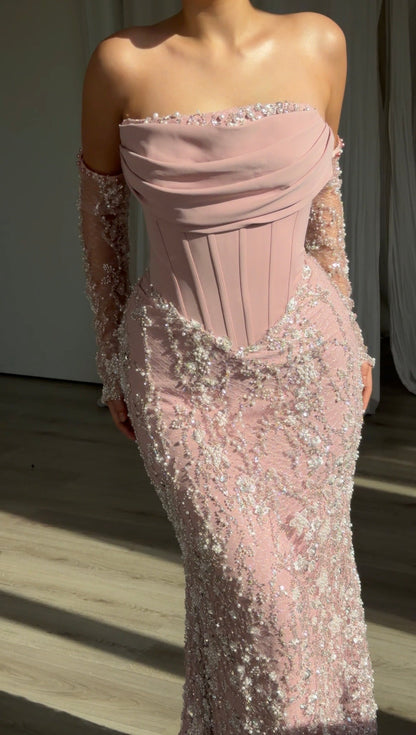 The Rana dress pink