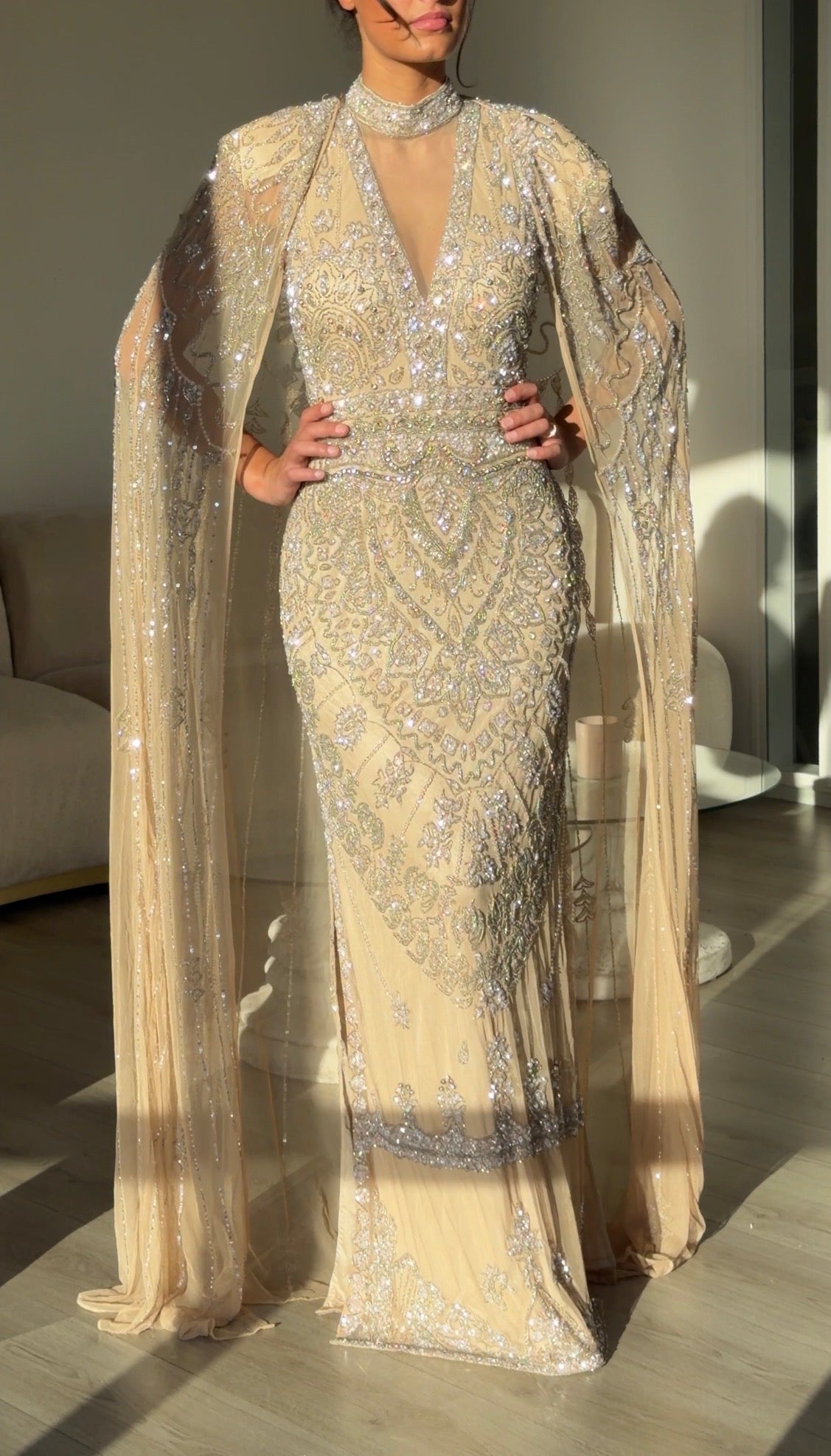 The Lale dress beige