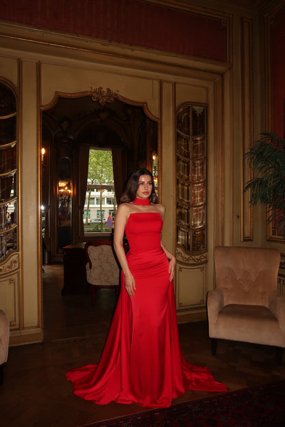 The Asina dress red