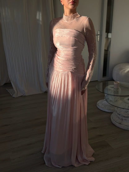 The Alera dress soft pink