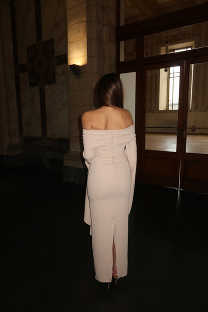 The Aleyna dress beige