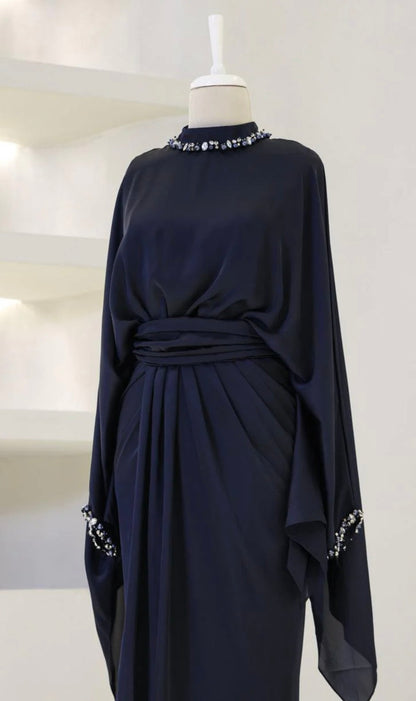 The Doa dress navy blue