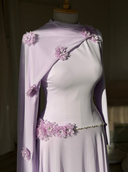 The Peony dress lilac