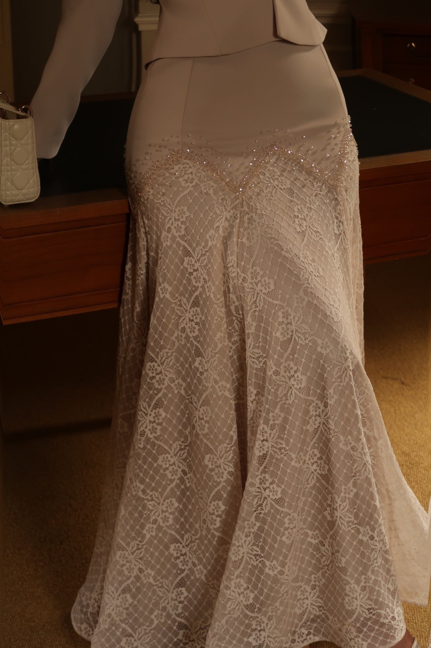 The Sophia suit beige
