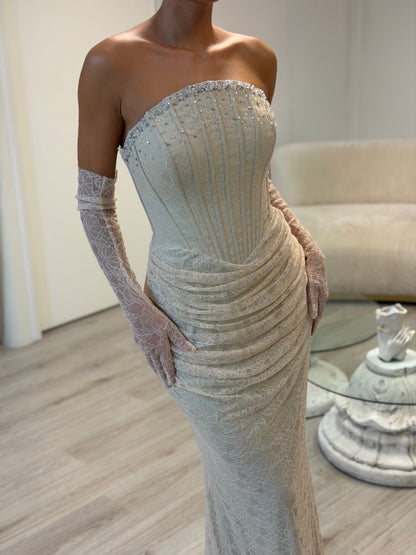 The Jasmine dress beige