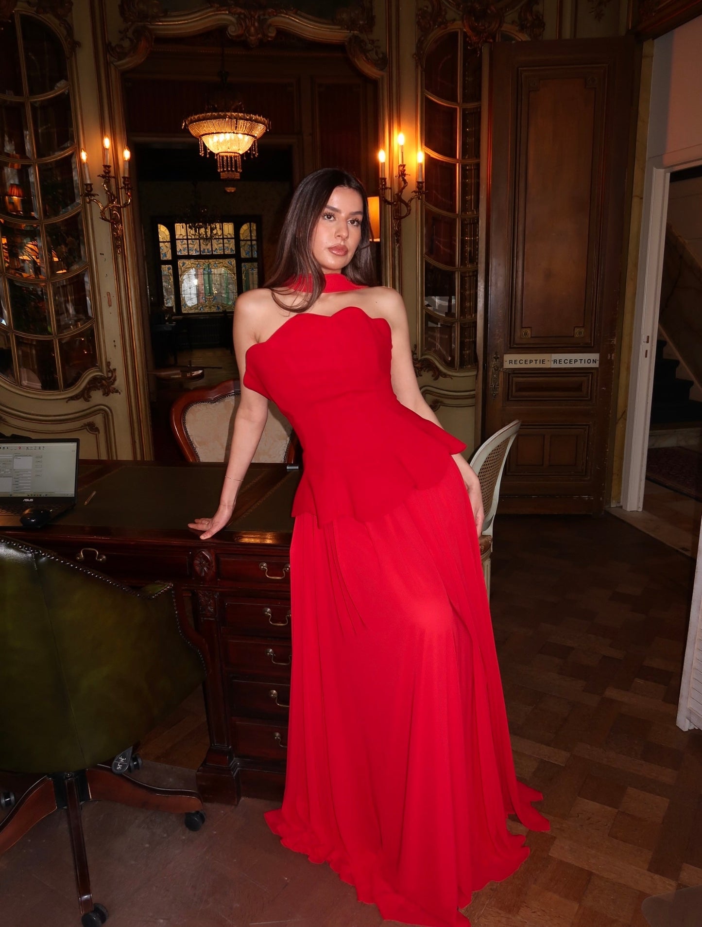 The Denola dress red