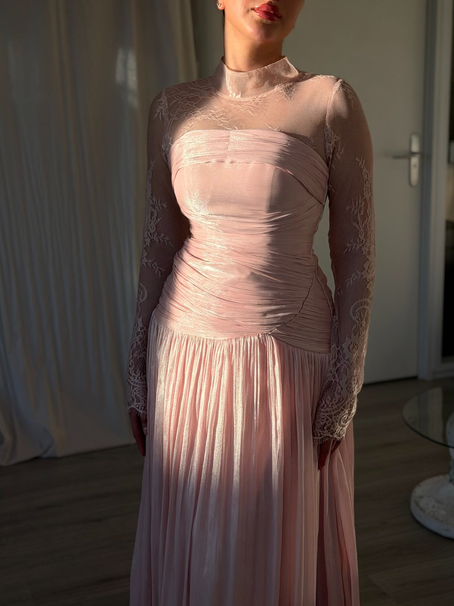 The Alera dress soft pink