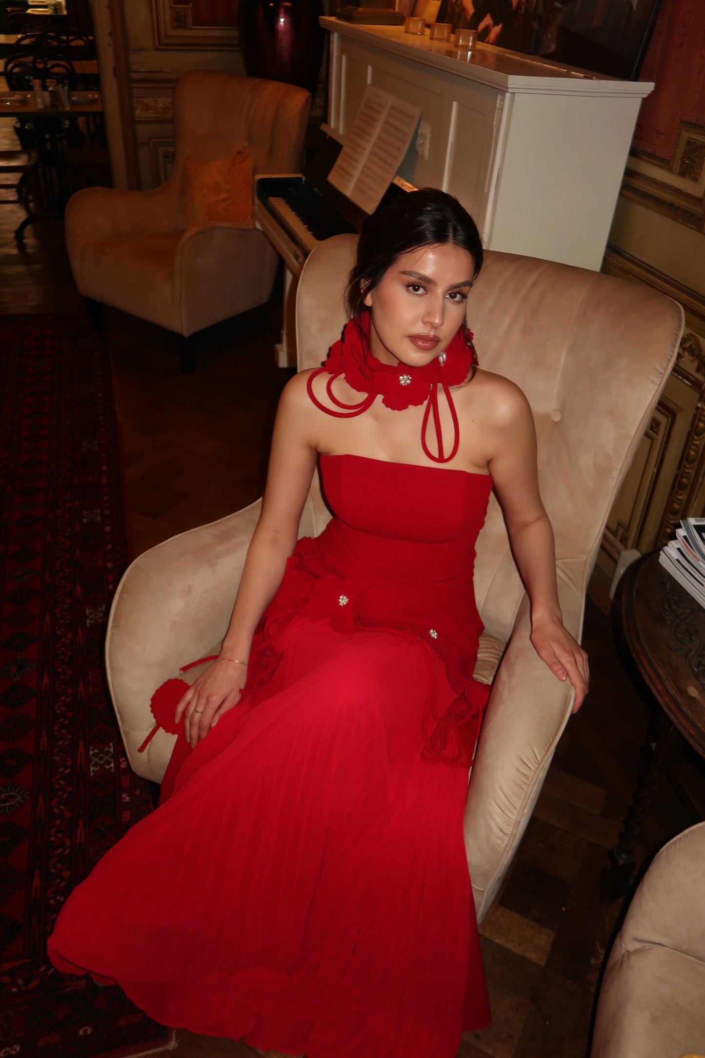 The Lizge dress red