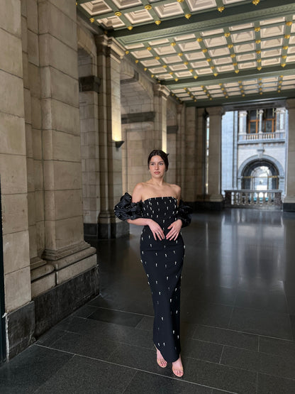 The Marilyn dress black