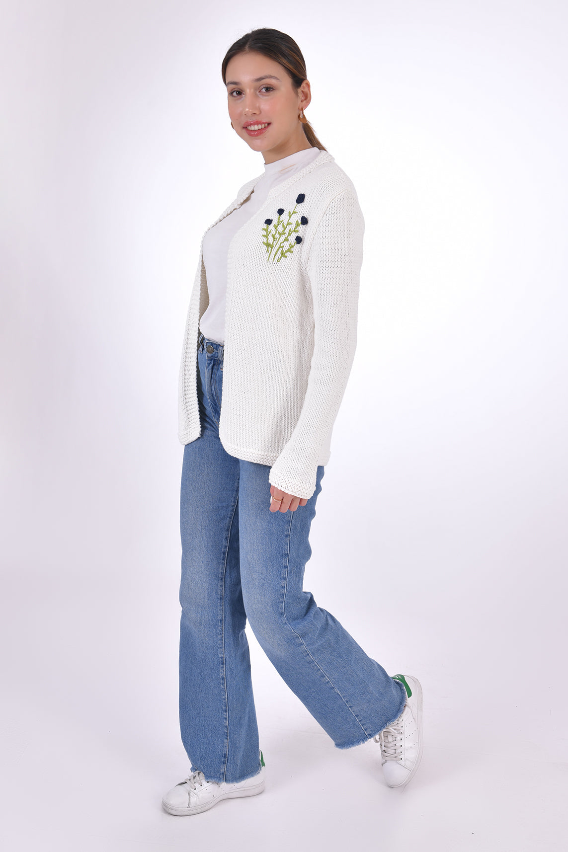 KRASIVA Cotton Cardigan
