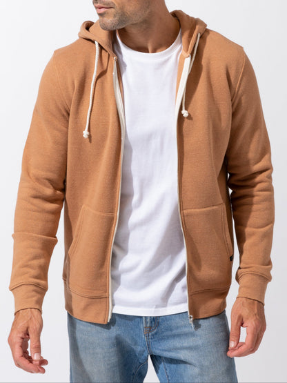 Men's Core Triblend Fleece Zip Hoodie