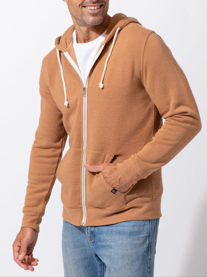 Men's Core Triblend Fleece Zip Hoodie