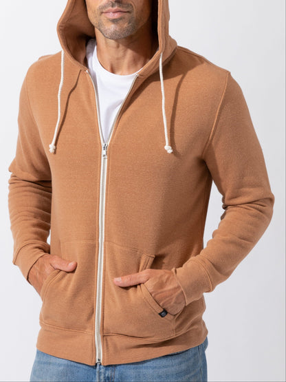 Men's Core Triblend Fleece Zip Hoodie