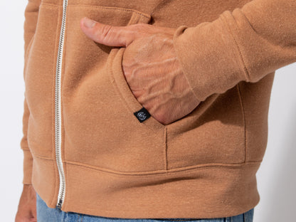 Men's Core Triblend Fleece Zip Hoodie
