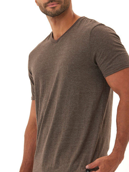 Men's Core Triblend Jersey V-Neck Tee