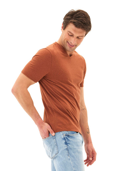 Men's Core Triblend Jersey V-Neck Tee