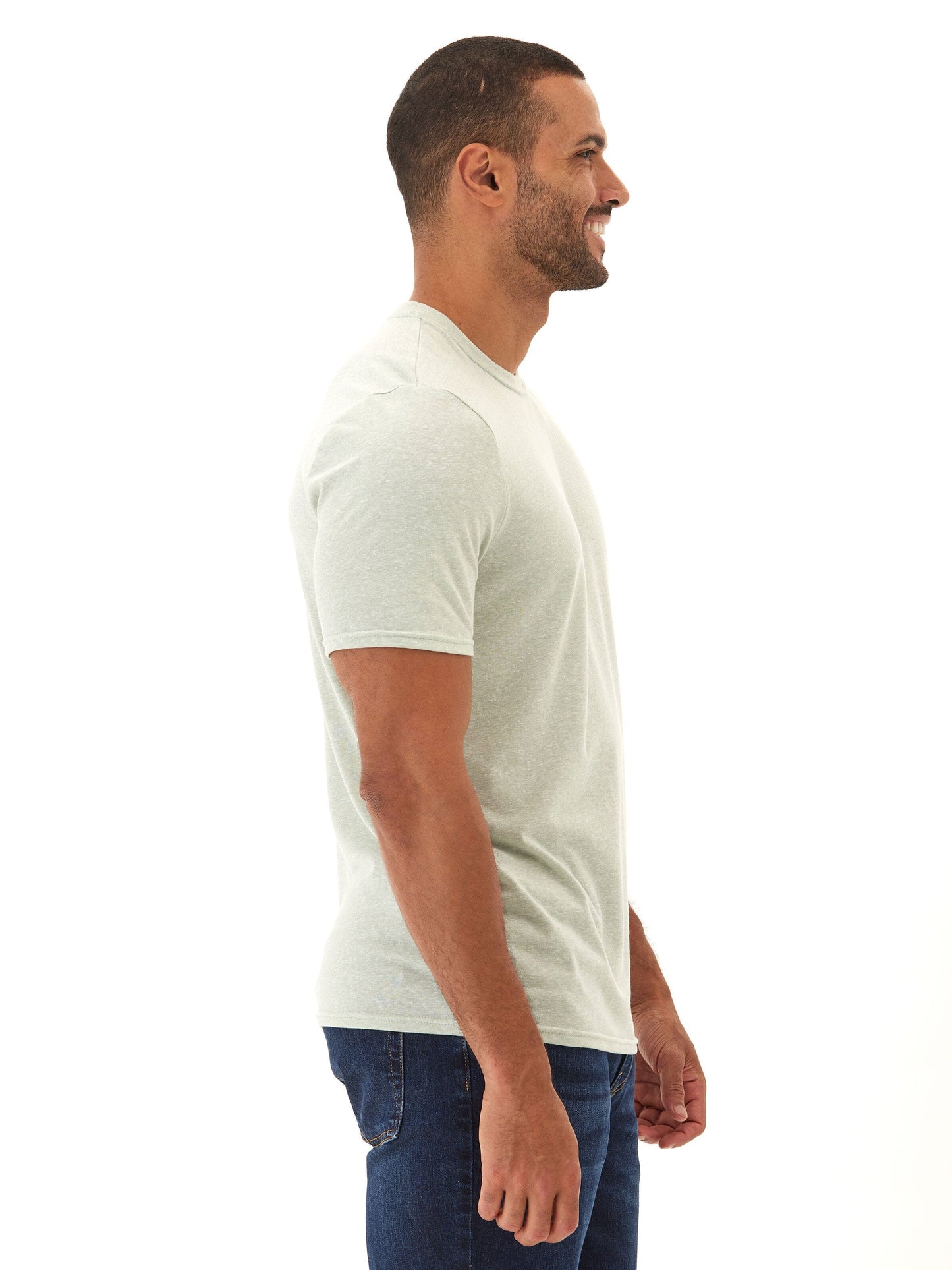 Men's Core Triblend Jersey Crew Neck Tee