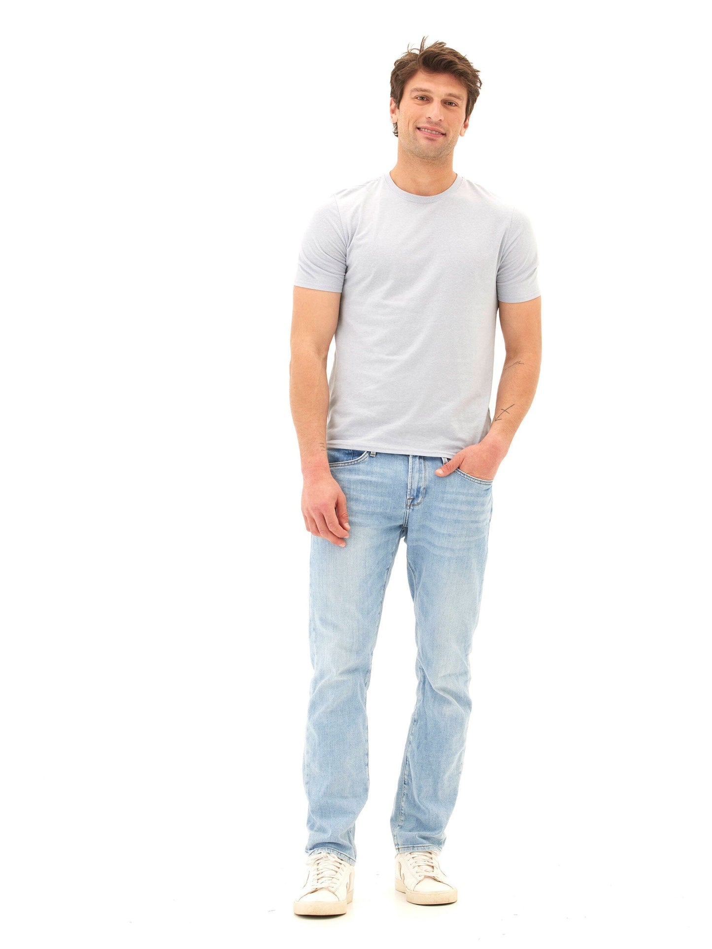 Men's Core Triblend Jersey Crew Neck Tee