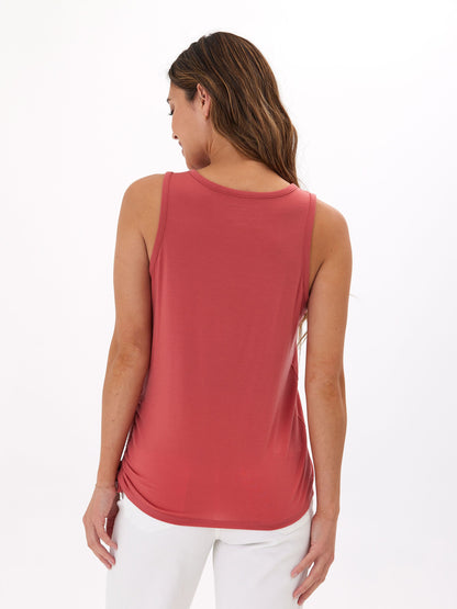 Nia Side Ruched Jersey Tank