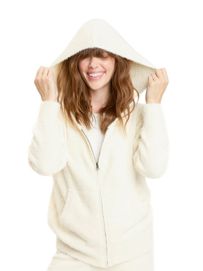 Alyce Fuzzy Knit Hoodie