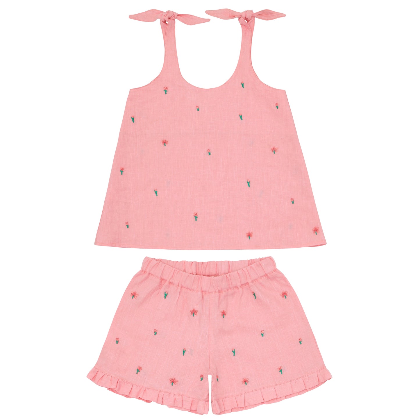 Fanm Mon x Minnow Girl's 2 Piece Short Set